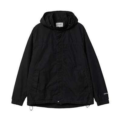 Carhartt WIP SS23 MARINA Casual Hooded Jacket Black Menswear I032177-0D2-XX