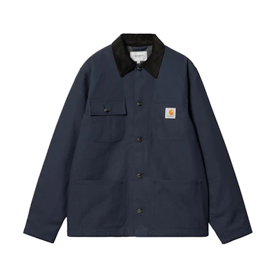 Carhartt WIP SS23 Michigan Chore Coat Winter Blue Casual Jacket. I015261-B89-01