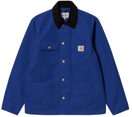 Carhartt WIP SS23 密歇根蓝色工装休闲单排扣外套. I031519-1F6-02 Buy Carhartt WIP SS23 密歇根蓝色工装休闲单排扣外套. I031519-1F6-02