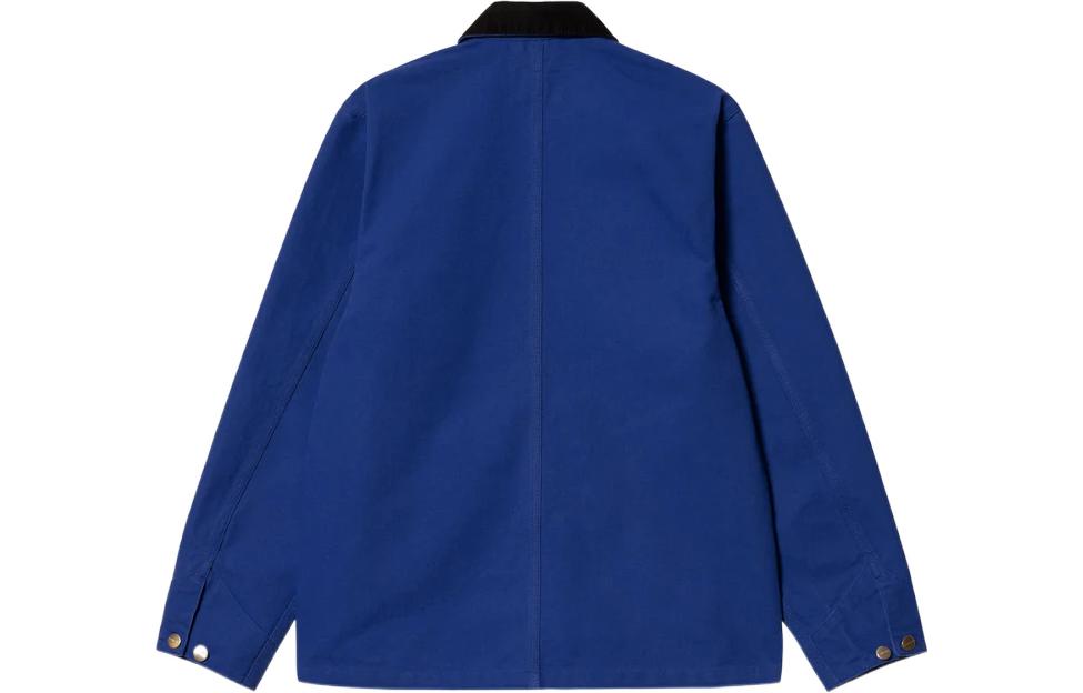 Lookbook Carhartt WIP SS23 密歇根蓝色工装休闲单排扣外套. I031519-1F6-02
