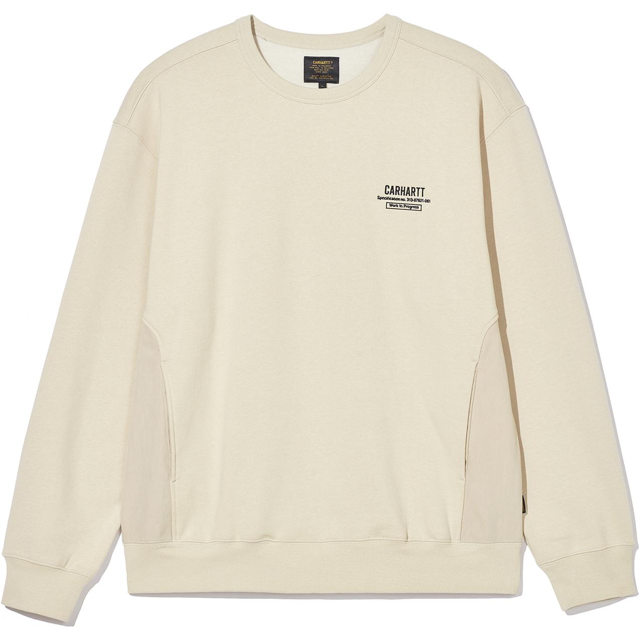 Carhartt WIP SS23 Military Logo Embroidered Oversized Crewneck Sweatshirt CHXSWA222027J