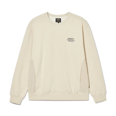 Carhartt WIP SS23 Military Logo Embroidered Oversized Crewneck Sweatshirt CHXSWA222027J