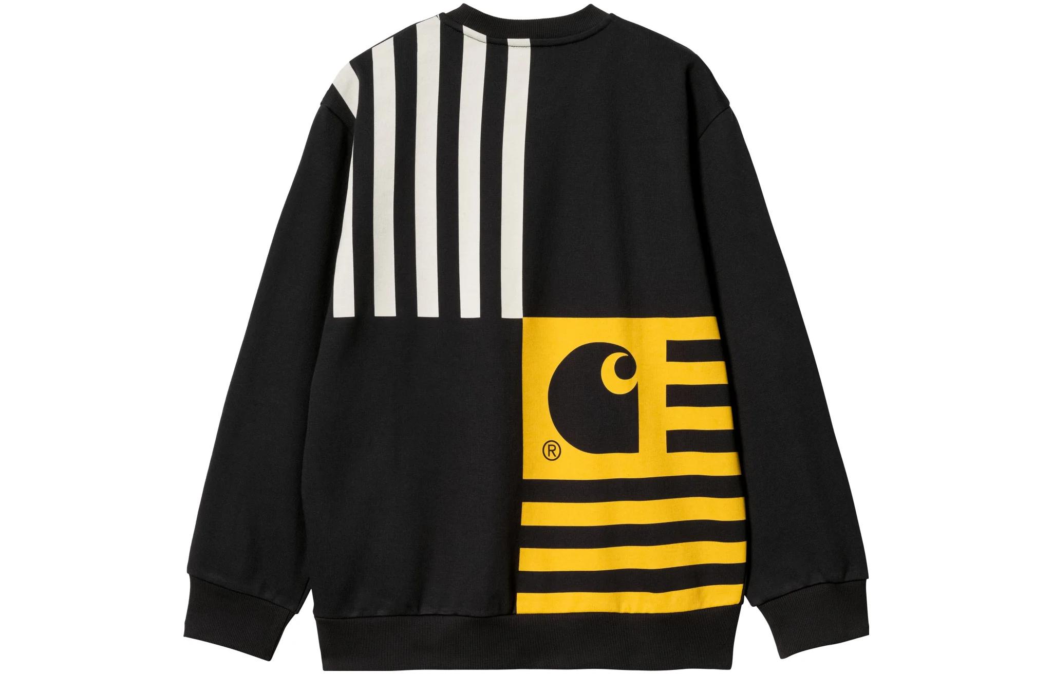 Carhartt WIP SS23 Navy Graphic Print Relaxed Fit Long Sleeve Sweatshirt Men I031785-23S-1CXX