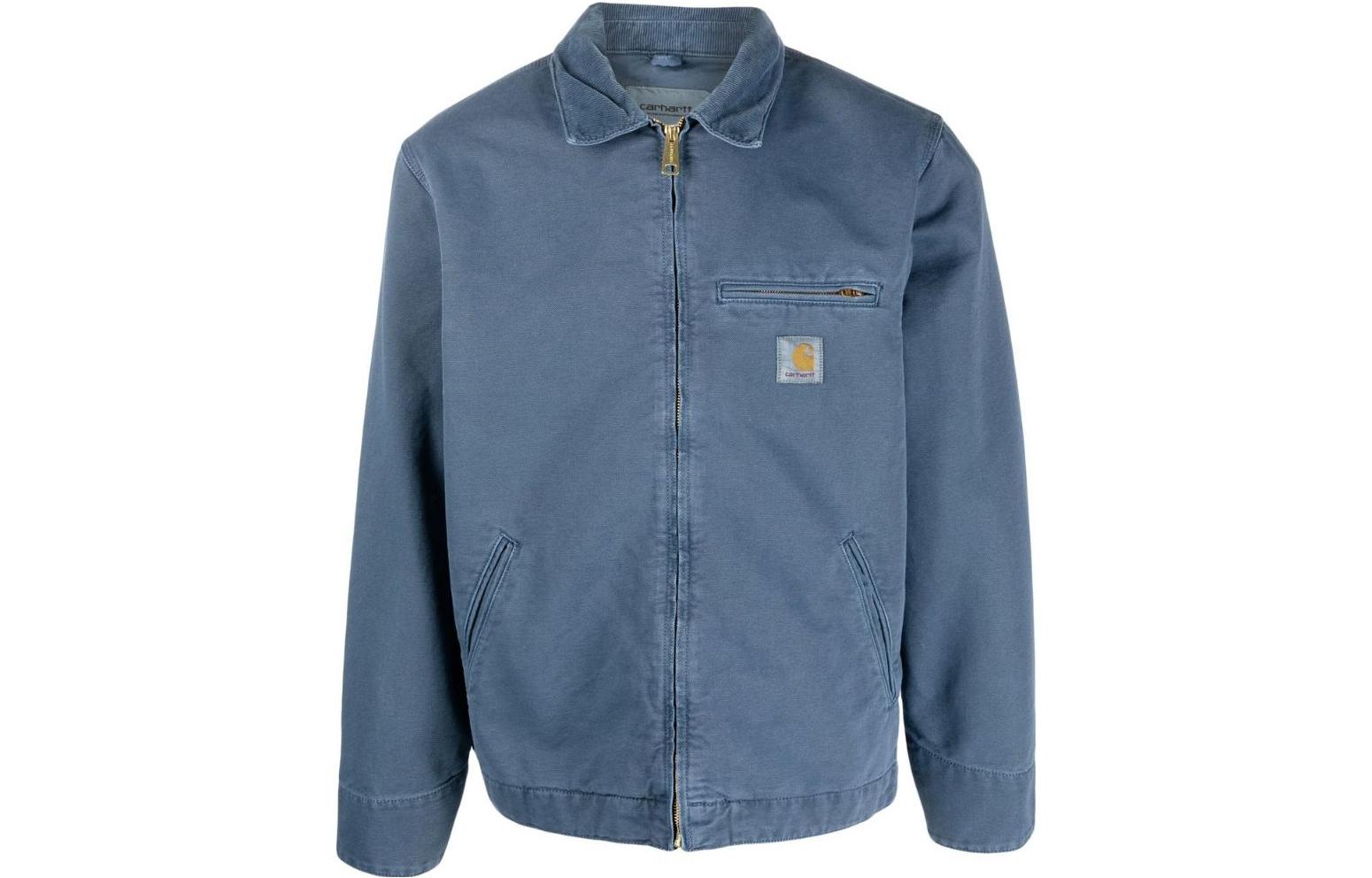 Carhartt WIP SS23 OG Detroit Retro Washed Work Jacket Blue Unisex. I026467-1EG-FH