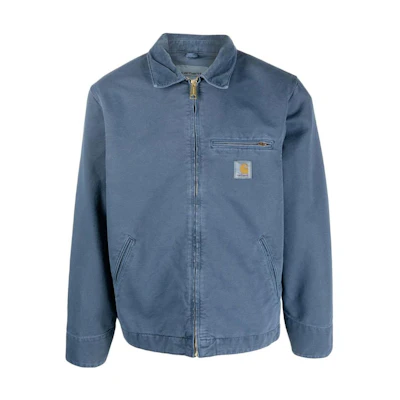 Carhartt WIP SS23 OG Detroit Retro Washed Work Jacket Blue Unisex. I026467-1EG-FH