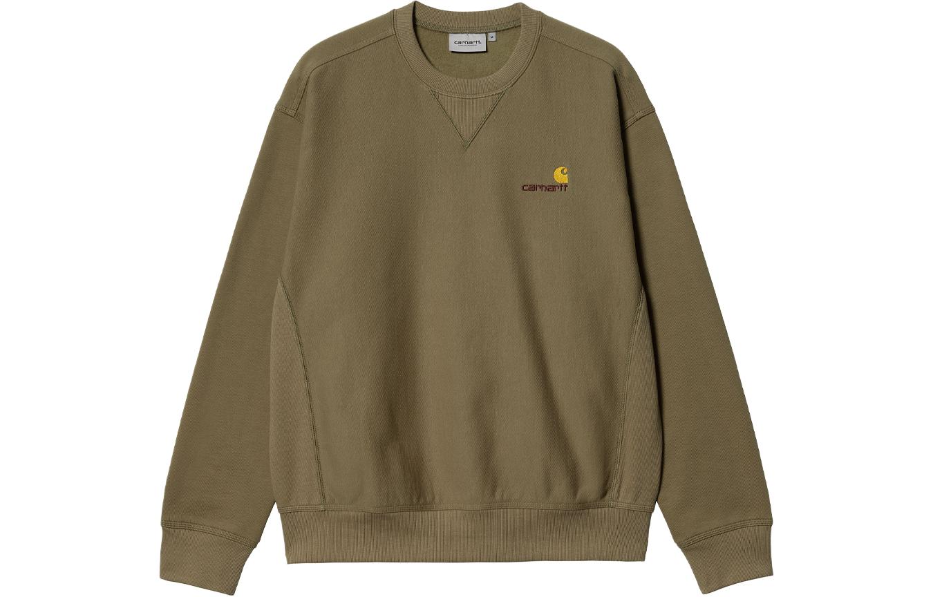 Carhartt WIP SS23 Oversized Logo Embroidered Crewneck Sweatshirt Green I025475-1N3-XX