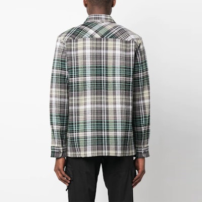 Carhartt WIP SS23 Plaid Logo Embroidered Workwear Shirt Green Long Sleeve I031460-1GX-XX Shop Carhartt WIP SS23 Plaid Logo Embroidered Workwear Shirt Green Long Sleeve I031460-1GX-XX