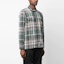 Purchase Carhartt WIP SS23 Plaid Logo Embroidered Workwear Shirt Green Long Sleeve I031460-1GX-XX