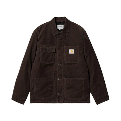 Carhartt WIP SS23 Single-Breasted Long-Sleeve Jacket Red Brown CHXJKI031209J-1-BWD