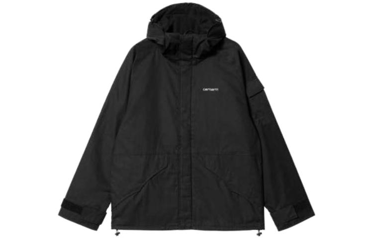 Carhartt WIP SS23 Solid Color Hooded Jacket Black I031356-0D2-XX