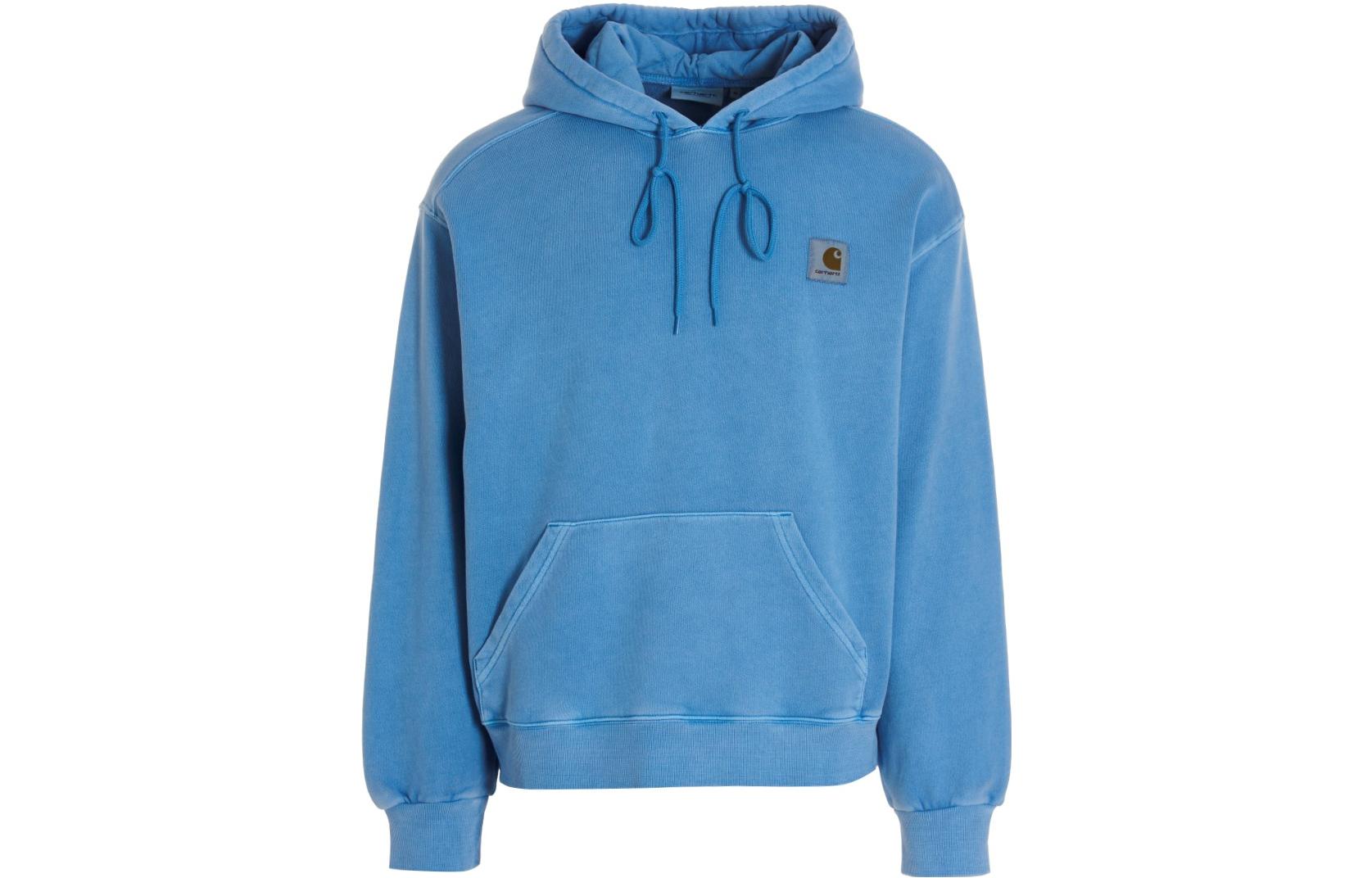Carhartt WIP SS23 Solid Color Oversized Pocket Hoodie Blue - Fashion I029963F-1D5-GD