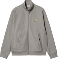 Carhartt WIP SS23 Solid Color Zip-Up Ribbed Jacket Grey () I031686-0WF-XX Carhartt WIP SS23 Solid Color Zip-Up Ribbed Jacket Grey () I031686-0WF-XX