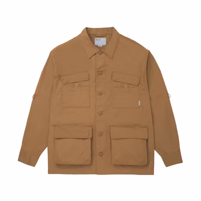 Carhartt WIP SS23 Solid Multi-Pocket Button-Up Shirt Jacket for Men A231025-0F0-XX