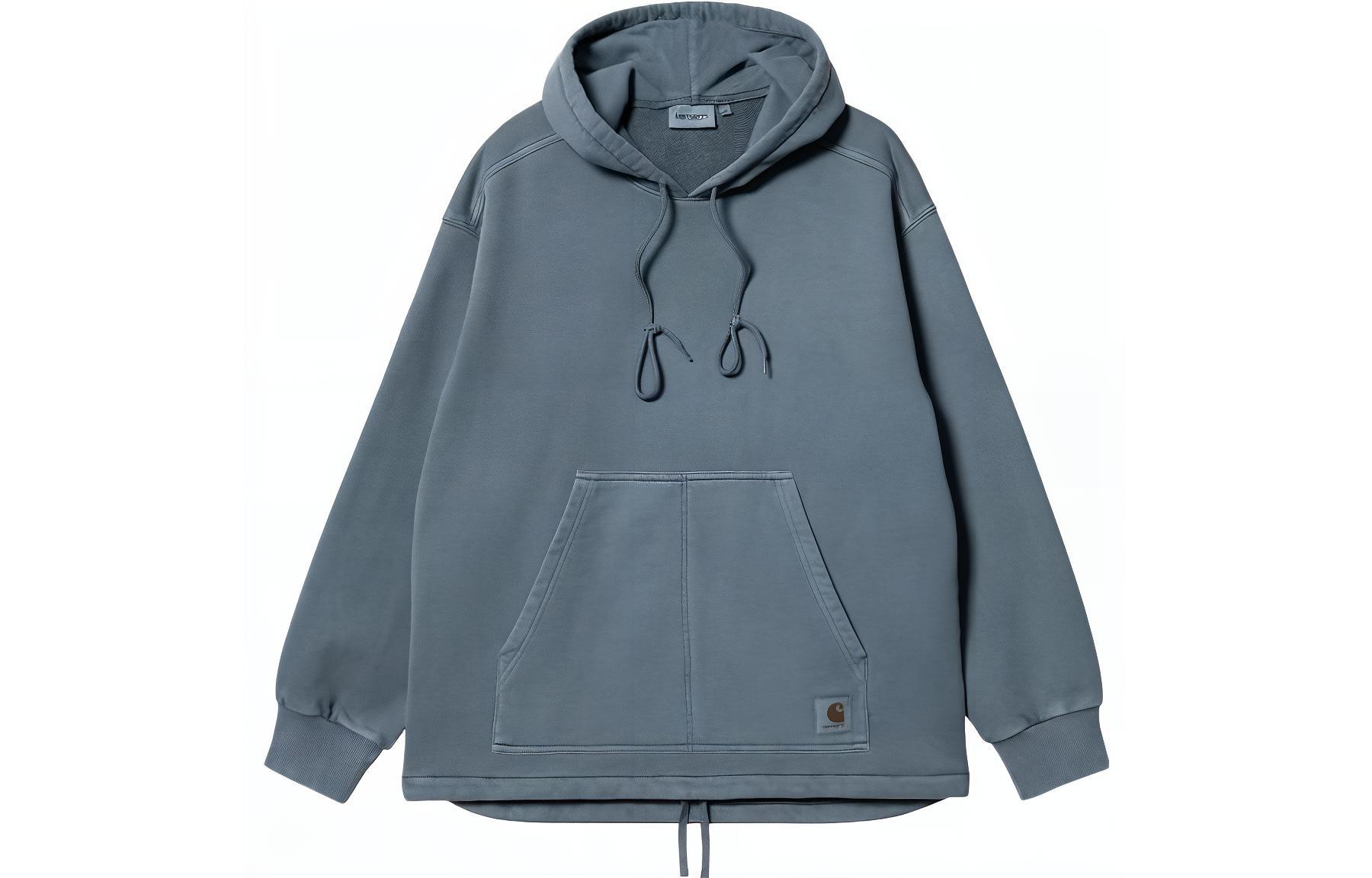 Carhartt WIP SS23 Solid Pullover Hoodie Misty Blue I031368-0WA-GD