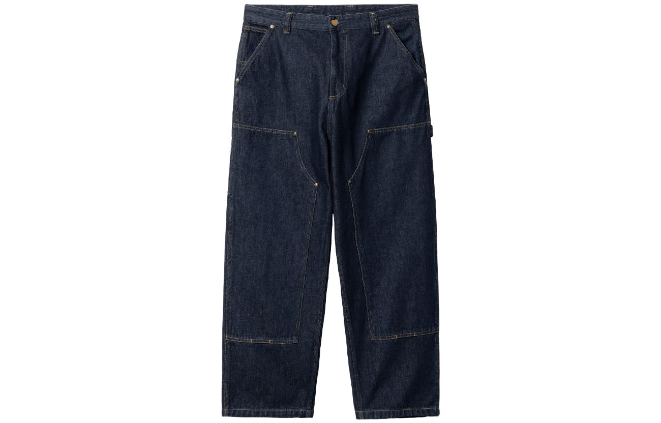Lookbook Carhartt WIP SS23 Triple-Stitch Washed Loose Fit Denim Jeans  Blue. I032106-01-06
