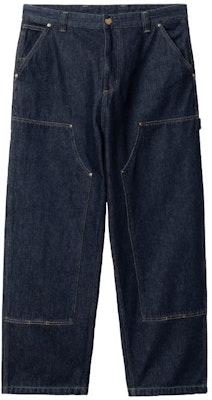 Carhartt WIP SS23 Triple-Stitch Washed Loose Fit Denim Jeans Blue. I032106-01-06 Lookbook Carhartt WIP SS23 Triple-Stitch Washed Loose Fit Denim Jeans Blue. I032106-01-06