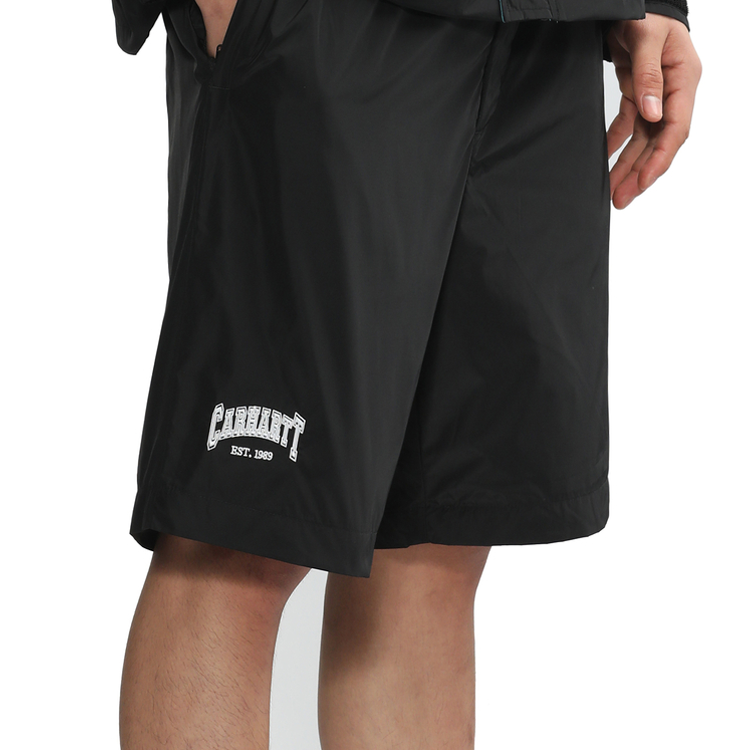 Details for Carhartt WIP SS23 Seluar Pendek Urban Basic Logo Hitam Streetwear. CHXSPS231039K-BKX