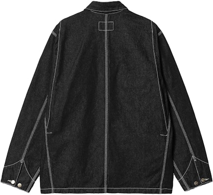 Carhartt WIP SS23 Vintage Washed Multi-Pocket Denim Jacket Black Mens. I031896-89-2Y Lookbook Carhartt WIP SS23 Vintage Washed Multi-Pocket Denim Jacket Black Mens. I031896-89-2Y