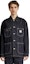 Shop Carhartt WIP SS23 Vintage Washed Multi-Pocket Denim Jacket Black Mens. I031896-89-2Y