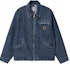 Order Carhartt WIP SS23 男士水洗蓝底特律夹克,配法兰绒内里。 I031391-01-06