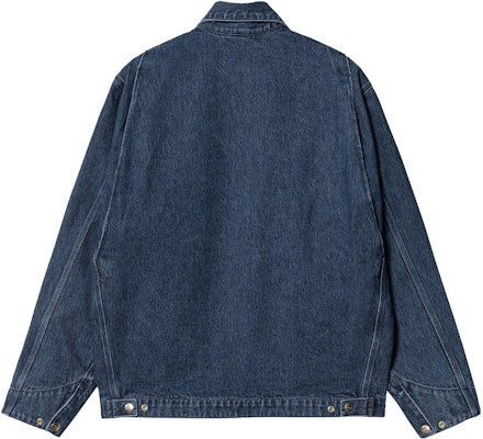 Carhartt WIP SS23 男士水洗蓝底特律夹克,配法兰绒内里。 I031391-01-06 Lookbook Carhartt WIP SS23 男士水洗蓝底特律夹克,配法兰绒内里。 I031391-01-06