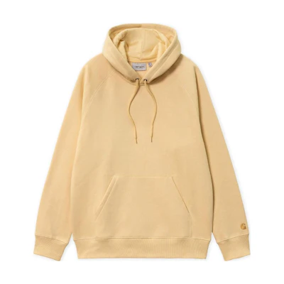 Carhartt WIP SS23 Yellow Solid Color Hoodie Long Sleeve Sweatshirt I026384-1NS-XX