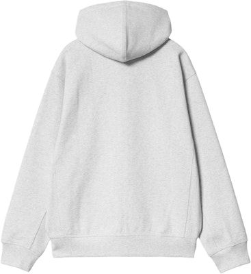 Carhartt WIP SS24 Hooded American Script Jacket Kelabu Muda I033063-482-XX Lookbook Carhartt WIP SS24 Hooded American Script Jacket Kelabu Muda I033063-482-XX