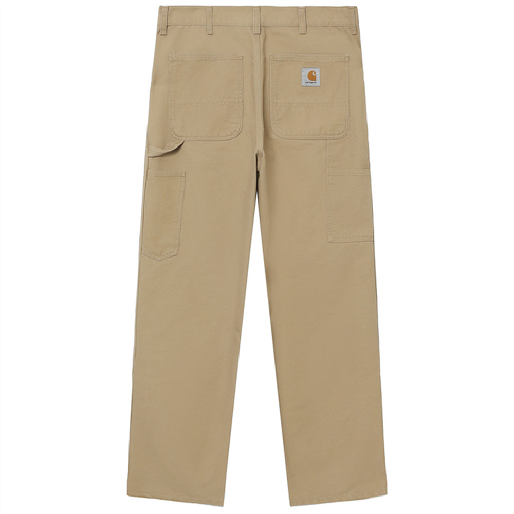 Carhartt WIP SS24  Khaki Straight-Leg Utility Pants with Zipper Pocket. I031501-1YH-3K