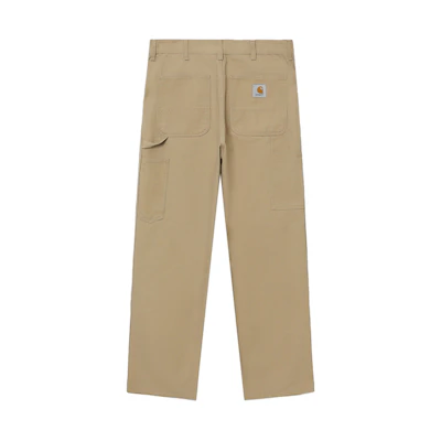 Carhartt WIP SS24 Khaki Straight-Leg Utility Pants with Zipper Pocket. I031501-1YH-3K