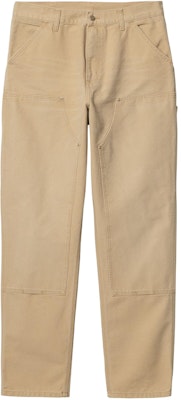 カーハート WIP SS24 カーキ ストレートレッグ ユーティリティパンツ ジッパーポケット付き I031501-1YH-3K Order カーハート WIP SS24 カーキ ストレートレッグ ユーティリティパンツ ジッパーポケット付き I031501-1YH-3K