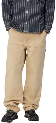 カーハート WIP SS24 カーキ ストレートレッグ ユーティリティパンツ ジッパーポケット付き I031501-1YH-3K Shop カーハート WIP SS24 カーキ ストレートレッグ ユーティリティパンツ ジッパーポケット付き I031501-1YH-3K