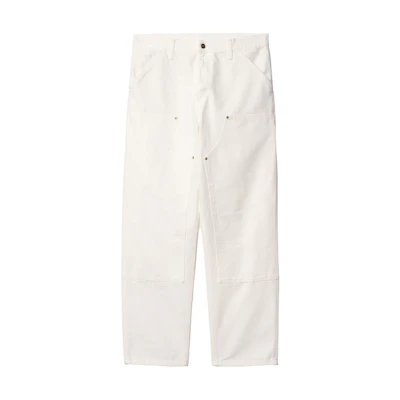Carhartt WIP SS24 Straight-Leg Work Pants Milk White I031501-D6-02
