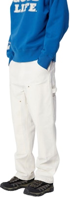 칼하트 WIP SS24 스트레이트 핏 작업 바지 밀크 화이트 I031501-D6-02 Details for 칼하트 WIP SS24 스트레이트 핏 작업 바지 밀크 화이트 I031501-D6-02