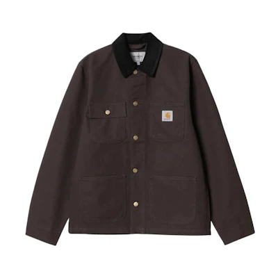 Carhartt WIP SS24 Tobacco Single-Breasted Collar Jacket. I031519-1YL-01