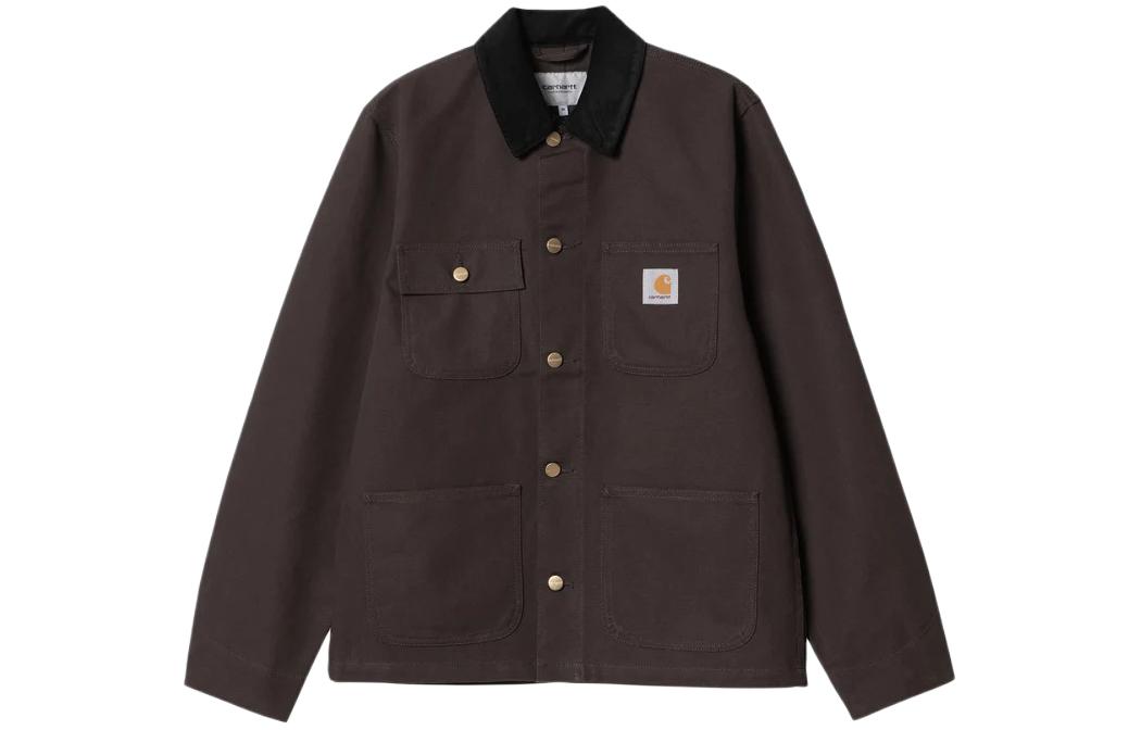 Order Carhartt WIP SS24 Jaket Kolar Single-Breasted Tembakau. I031519-1YL-01
