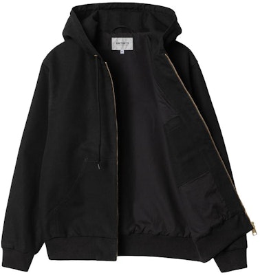 칼하트 WIP SS24 액티브 자켓 블랙 후드 집업 롱슬리브 자켓. I032939-89-01 Shop 칼하트 WIP SS24 액티브 자켓 블랙 후드 집업 롱슬리브 자켓. I032939-89-01