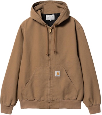 Carhartt WIP Jaket Aktif Coklat SS24 Hoodie Lengan Panjang Saku Kanguru. I032939-HZ-02 Buy Carhartt WIP Jaket Aktif Coklat SS24 Hoodie Lengan Panjang Saku Kanguru. I032939-HZ-02