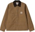 Buy Carhartt WIP Jaket Panjang Lengan Pria Coklat Badge Graphic SS24 Single-Breasted. I031519-00S-01