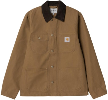 Carhartt WIP Jaket Panjang Lengan Pria Coklat Badge Graphic SS24 Single-Breasted. I031519-00S-01 Order Carhartt WIP Jaket Panjang Lengan Pria Coklat Badge Graphic SS24 Single-Breasted. I031519-00S-01