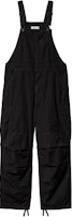 Carhartt WIP SS24 Black Cargo Bib Overall Unisex Long Straps. I033115-89-02 Carhartt WIP SS24 Black Cargo Bib Overall Unisex Long Straps. I033115-89-02