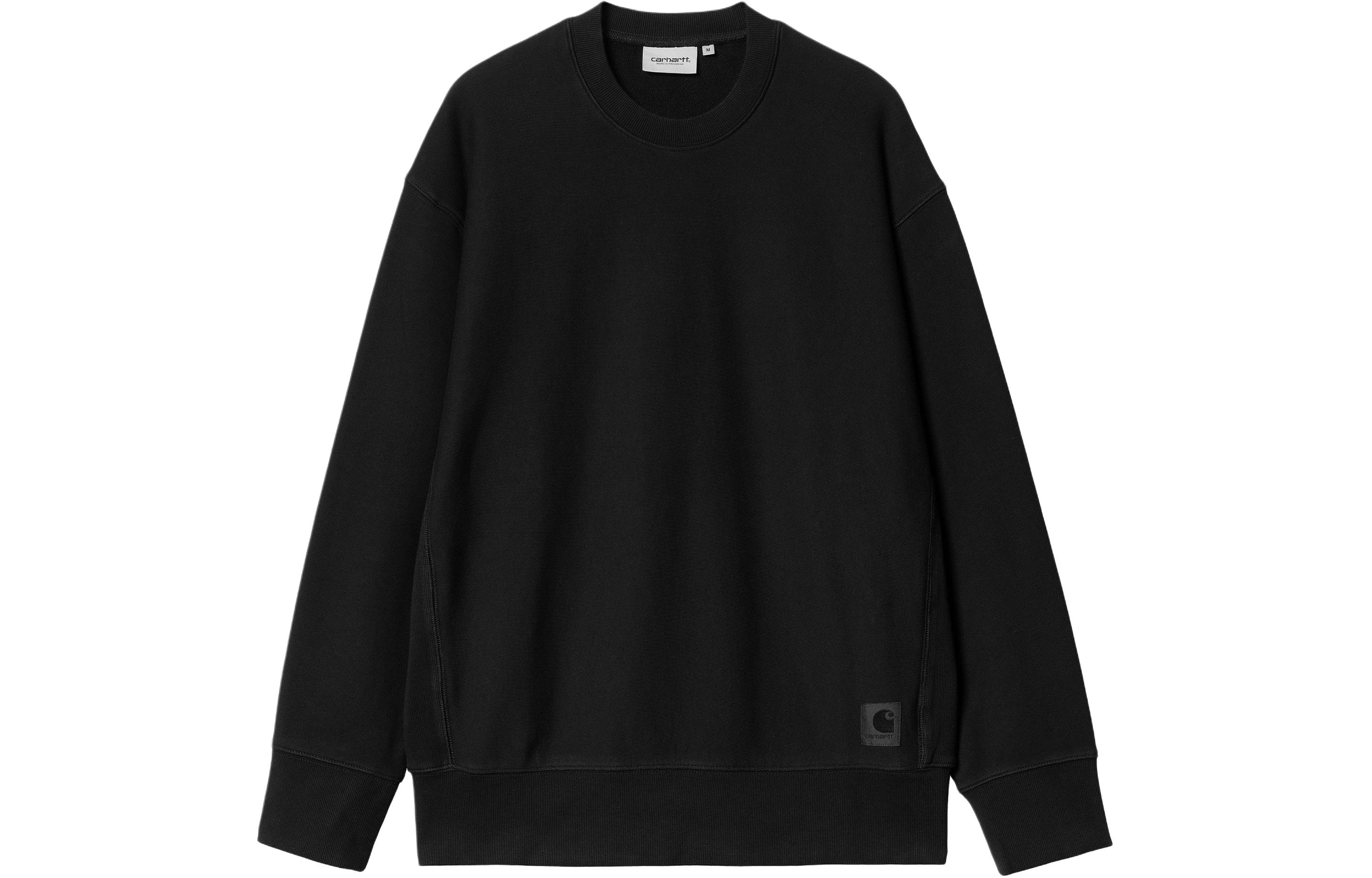 Carhartt WIP SS24 Dawson Sweat Loose Fit Ribbed Sweatshirt Black I033066-89-XX