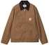 Order Carhartt WIP SS24 Detroit Jaket Logo Blok Warna Khaki Unisex Outerwear I032940-00S-02