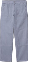 Carhartt WIP SS24 Double Knee Relaxed Fit Work Pants Blue Purple - Casualwear I031501-1YD-3K Carhartt WIP SS24 Double Knee Relaxed Fit Work Pants Blue Purple - Casualwear I031501-1YD-3K