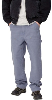 カーハート WIP SS24 ダブルニー リラックスフィット ワークパンツ ブルーパープル - カジュアルウェア I031501-1YD-3K Shop カーハート WIP SS24 ダブルニー リラックスフィット ワークパンツ ブルーパープル - カジュアルウェア I031501-1YD-3K