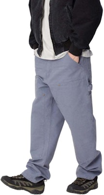 カーハート WIP SS24 ダブルニー リラックスフィット ワークパンツ ブルーパープル - カジュアルウェア I031501-1YD-3K Details for カーハート WIP SS24 ダブルニー リラックスフィット ワークパンツ ブルーパープル - カジュアルウェア I031501-1YD-3K