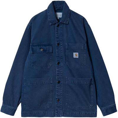Abrigo Carhartt WIP SS24 Teñido Garment Garrison Azul Marino Chaqueta Hombre I033114-1ZF-4J Buy Abrigo Carhartt WIP SS24 Teñido Garment Garrison Azul Marino Chaqueta Hombre I033114-1ZF-4J
