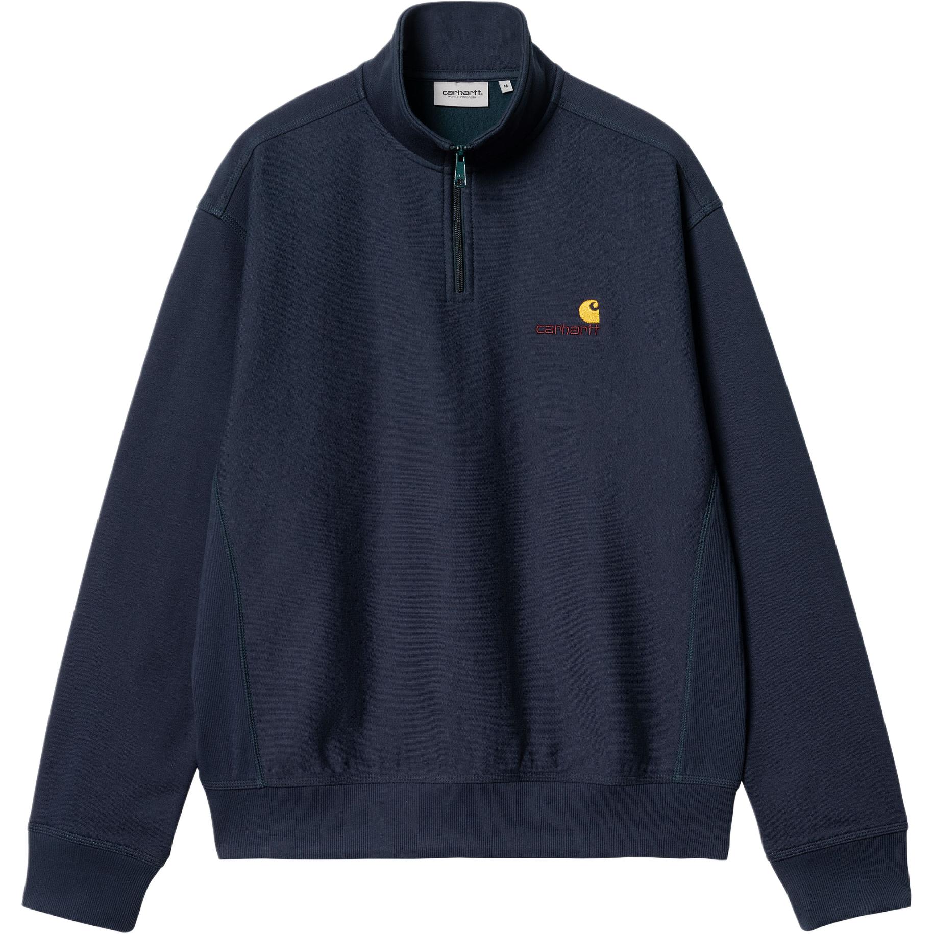 Order Carhartt WIP SS24 半拉链美式Logo宽松版型卫衣 I027014-29L-XX