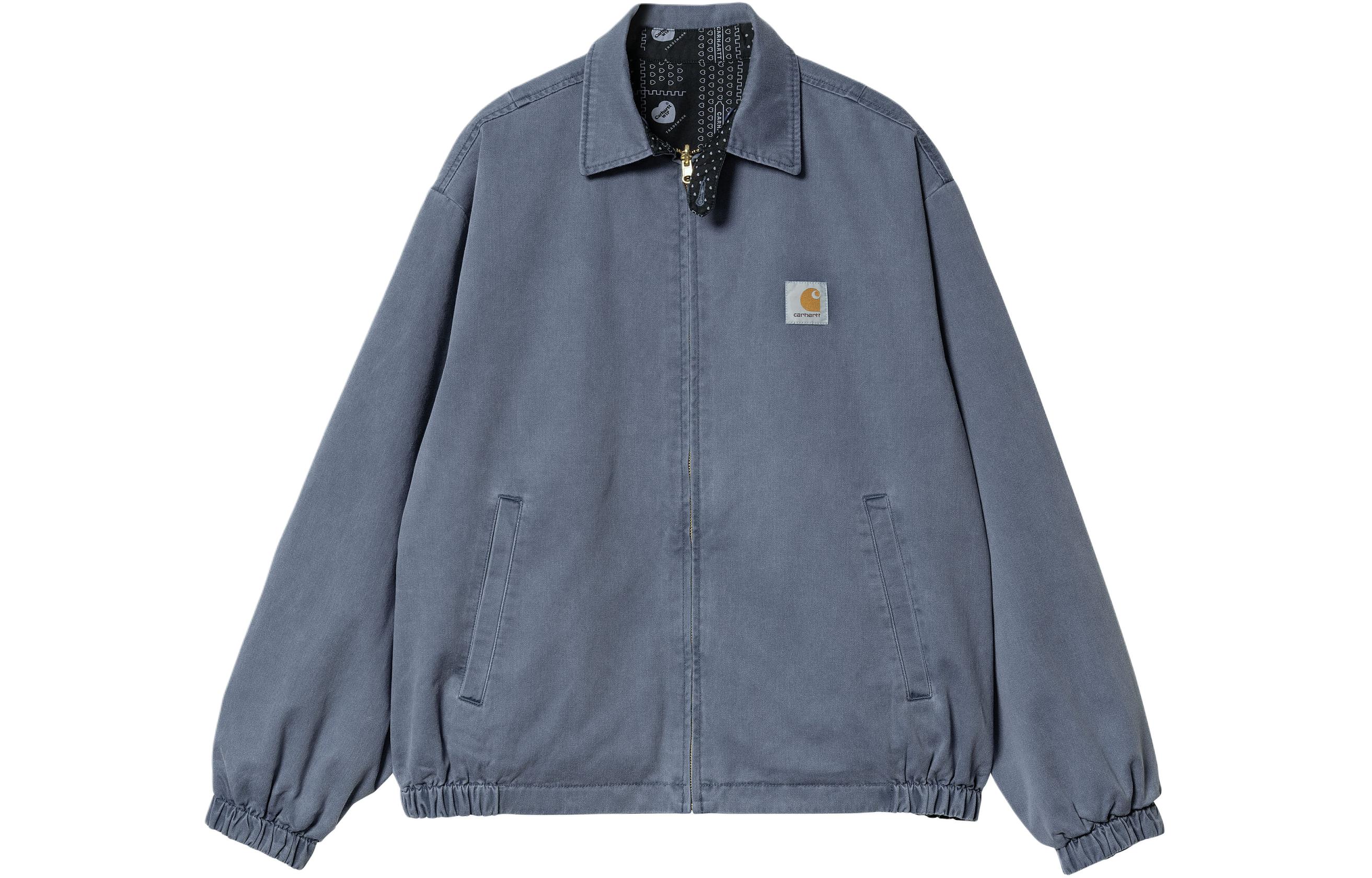 Carhartt WIP SS24 Harris Reversible Zip Jacket Blue  Long Sleeve. A241001-77-PG