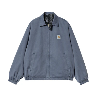 Carhartt WIP SS24 Harris Reversible Zip Jacket Blue Long Sleeve. A241001-77-PG
