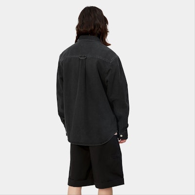 Carhartt WIP SS24 Harvey Shirt Jac Long Sleeve Button-Up Shirt Black. I033346-89-4L Purchase Carhartt WIP SS24 Harvey Shirt Jac Long Sleeve Button-Up Shirt Black. I033346-89-4L